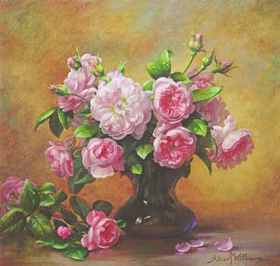 Roses of Sweet Scent and Velvet Touch by Albert Williams